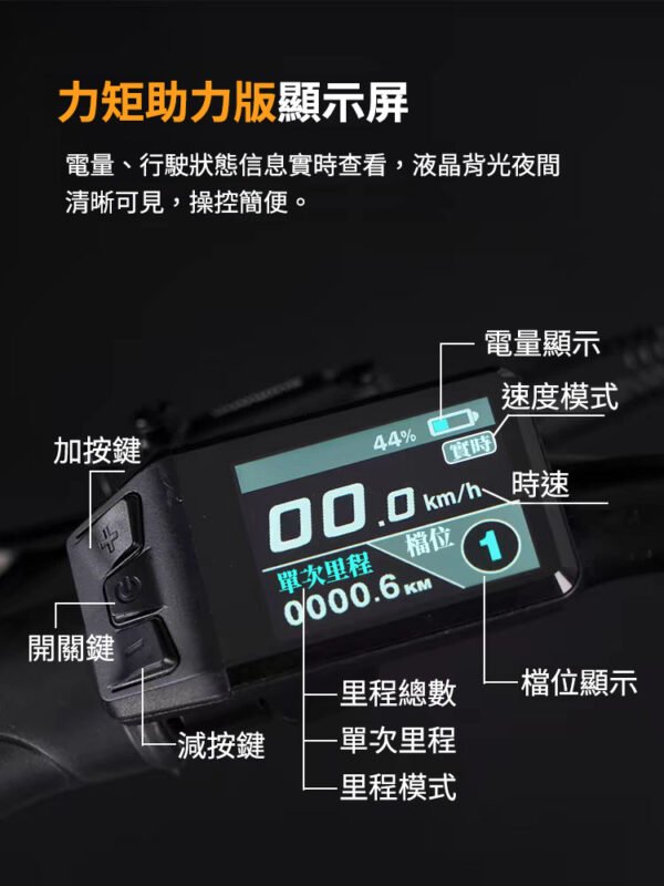 一體輪山地車—深藍