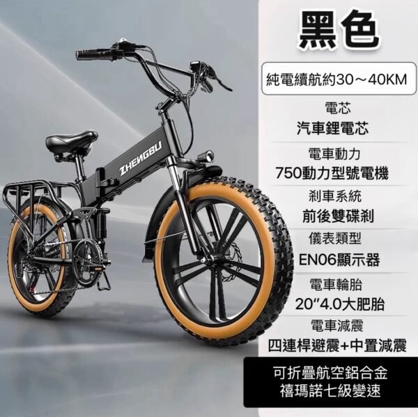 一體輪肥胎越野車—黑色、咖色