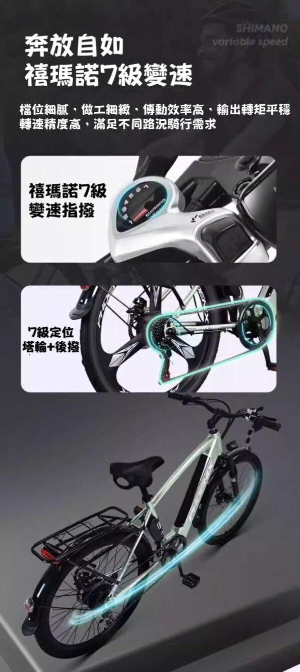 幅條輪山地車—深藍