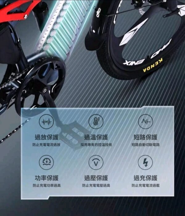 幅條輪山地車—深藍