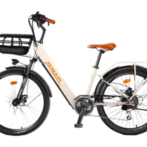 幅條輪雙碟剎淑女車—奶白