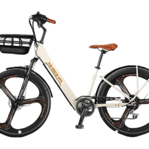 一體輪淑女車—奶白